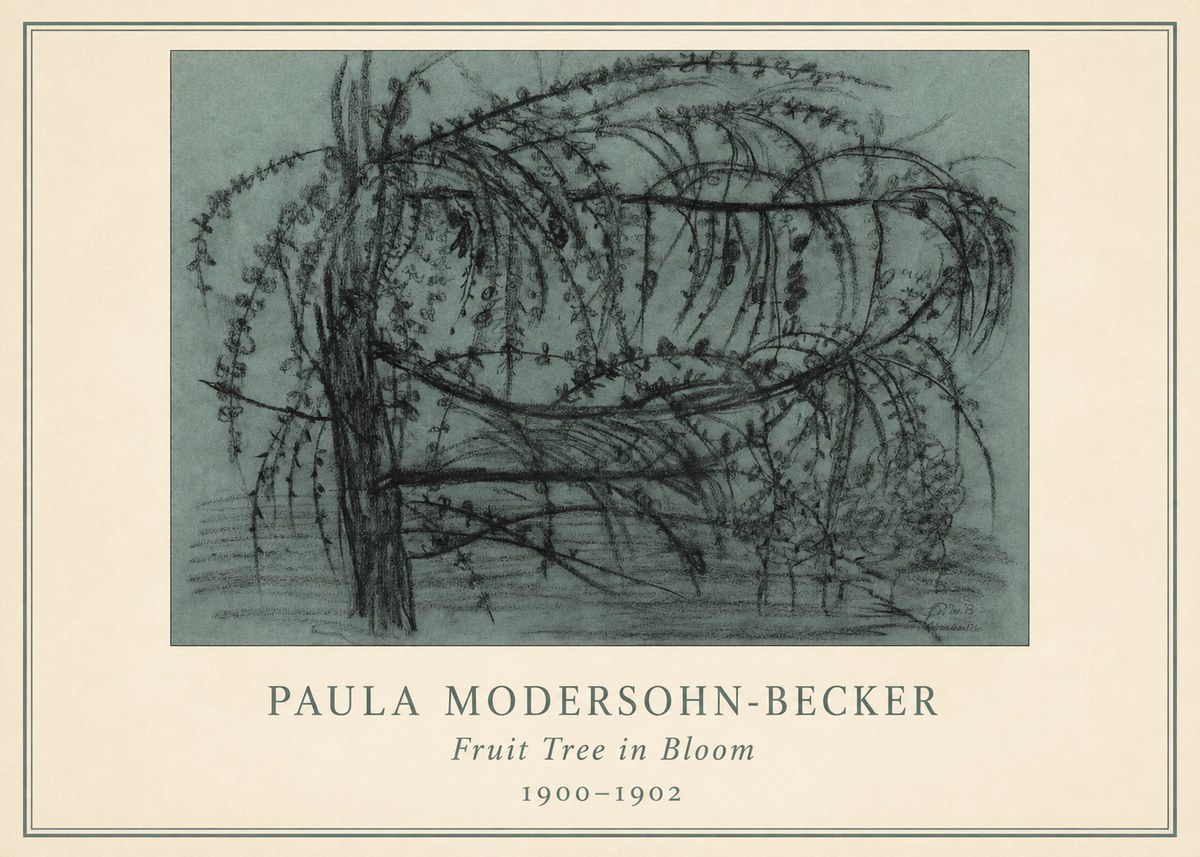 Paula Modersohn-Becker Fruit Tree in Bloom No3 - Poster