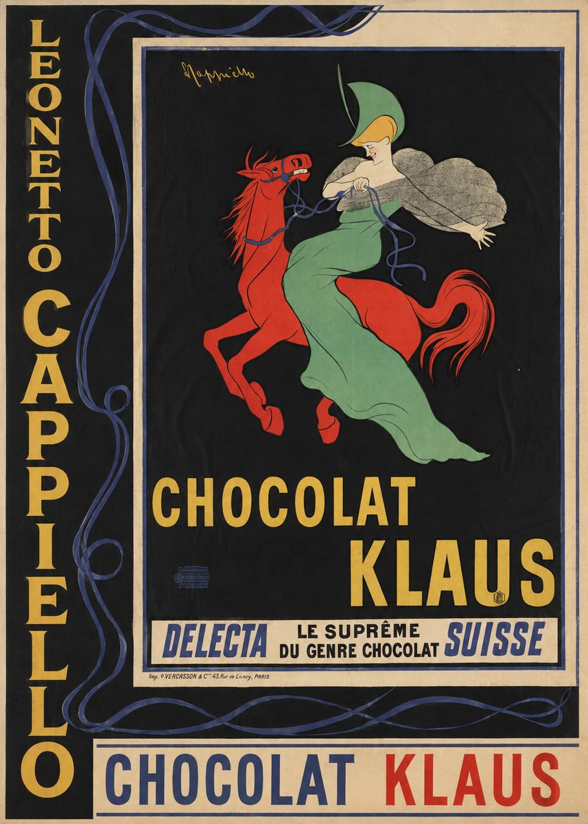 Leonetto Cappiello Chocolat Klaus III No4 - Poster