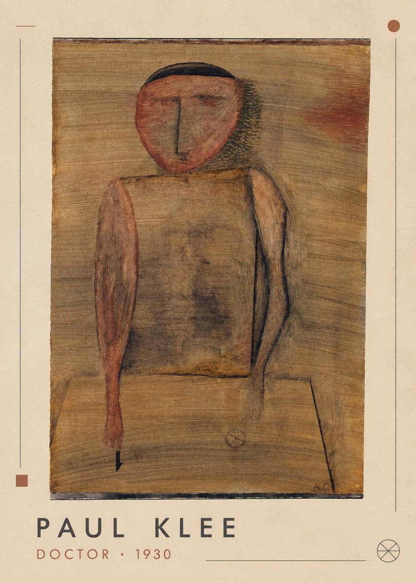 Paul Klee Doctor No3 - Poster