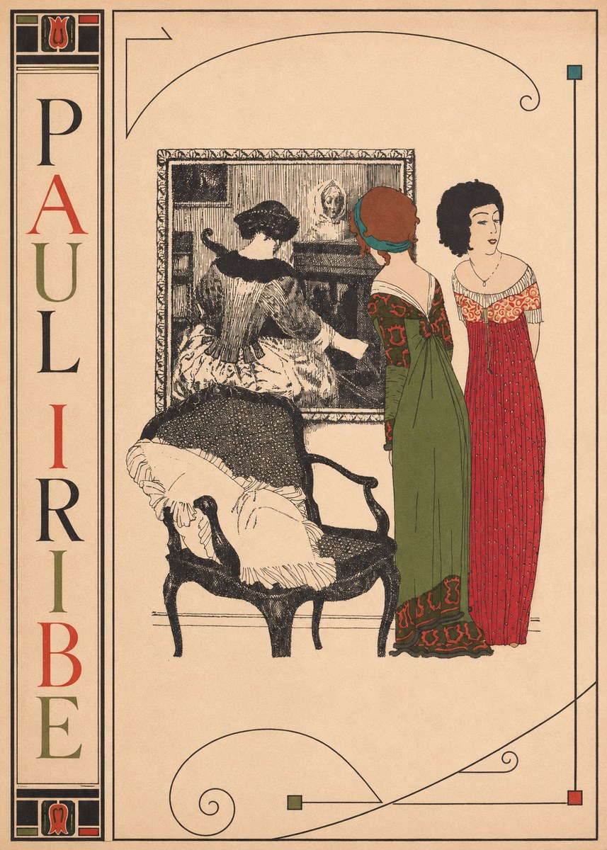 Paul Iribe Fashion Scene No2 - Poster