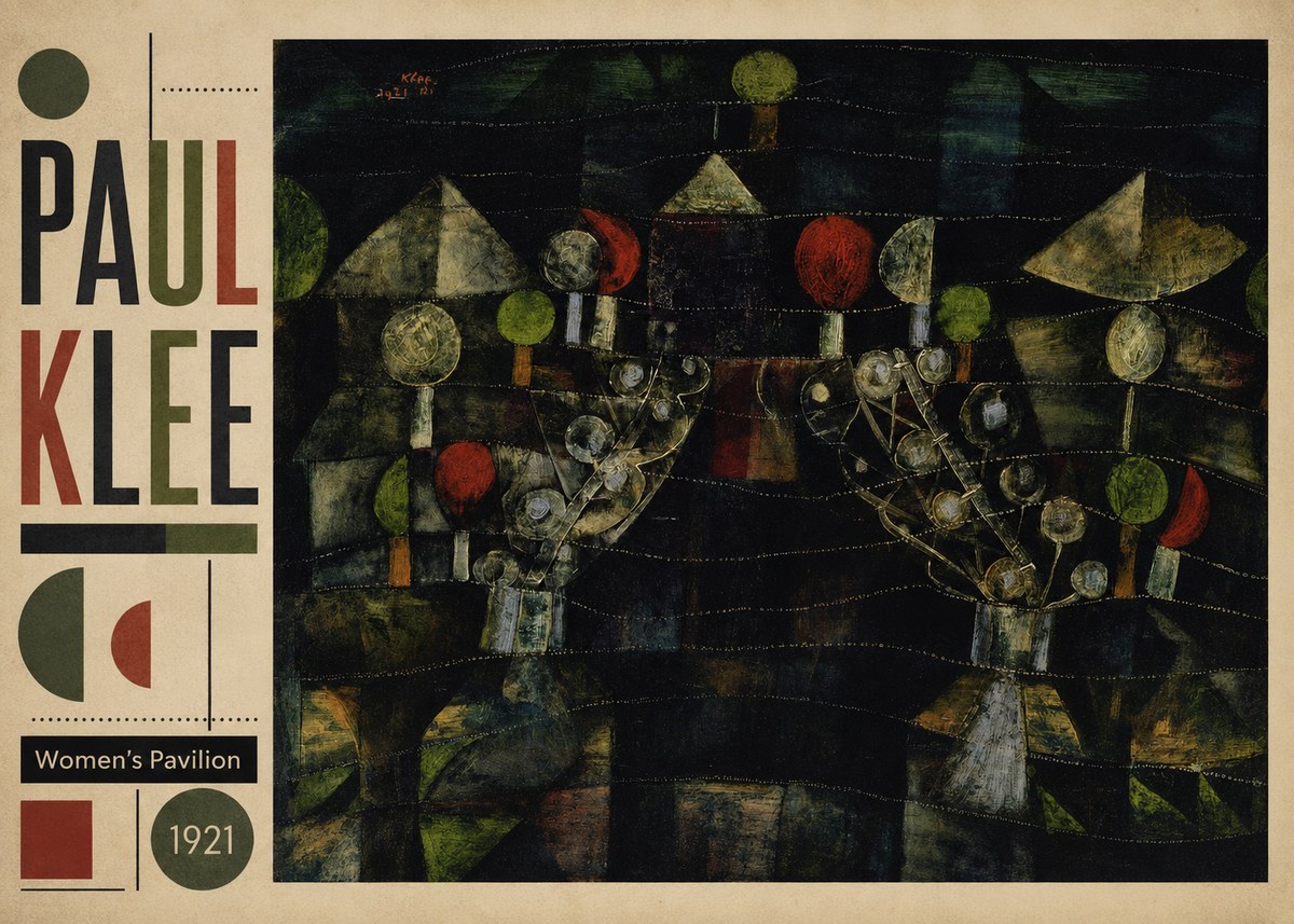 Paul Klee Women's Pavilion No4 - Poster