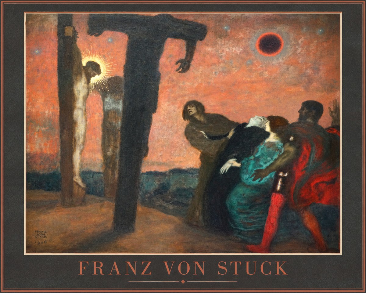 Franz von Stuck Crucifixion No1 - Poster